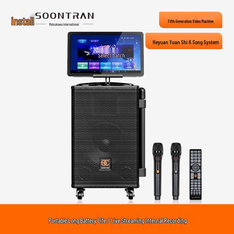 Matsukawa Outdoor KTV Bluetooth Speaker System CN plug (adapter included) (CN version)