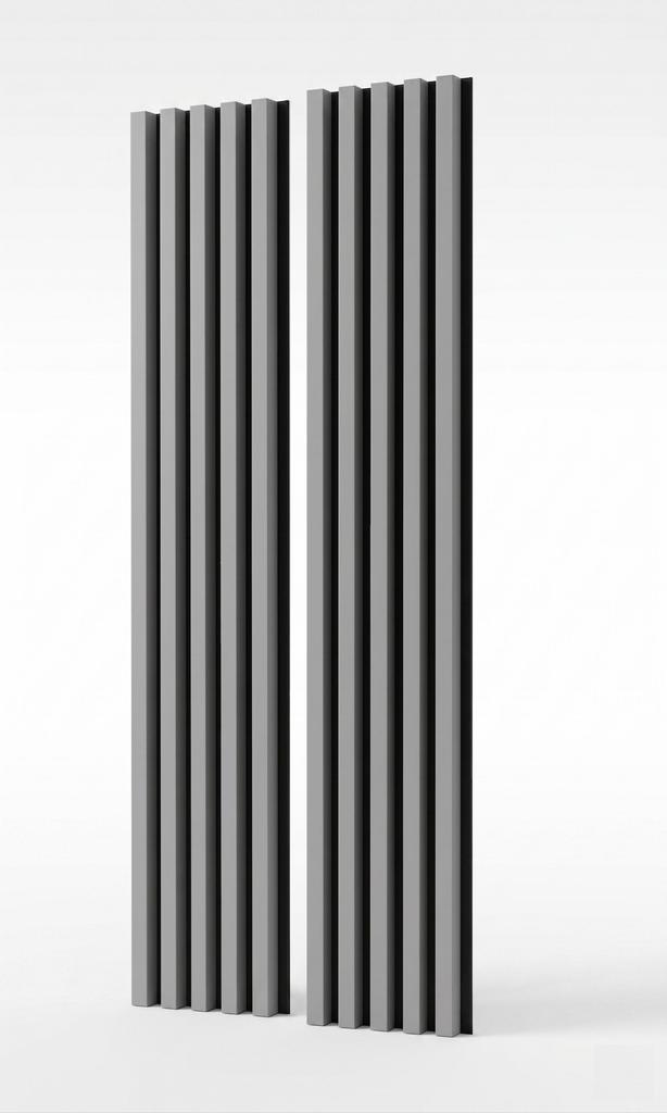 Acoustic Wall Panel Mebano PRO Arctis Grey on Black Felt 2x 26,5x240 cm