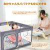 Dripex Small Compact Baby with Baby Easy to Включает в себя хранение Детский подарочный манеж, сетка, моющийся, круг, дверь, квадрат, 127 см, забор, отдельно стоящий,