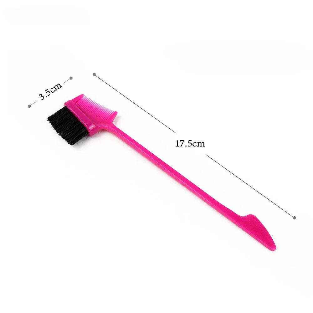 Двусторонняя кисть для бровей, квадратная трехмерная кисть для бровей, тушь для ресниц, многофункциональные инструменты для макияжа глаз