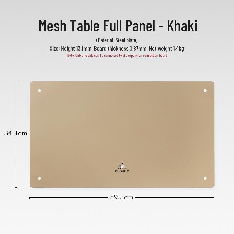 Outdoor Tabletop BBQ Connector Plate for Camping Tables
