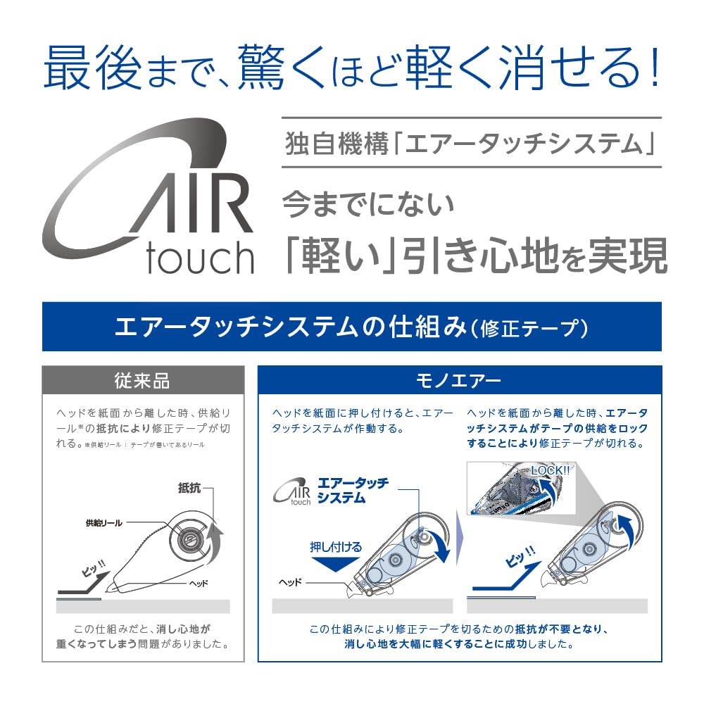 Корректирующая лента Tombow MONO Mono Air Refill Type Refill Cartridge Width 5 Pieces (Лента 5мм) CT-CAR5C-5P