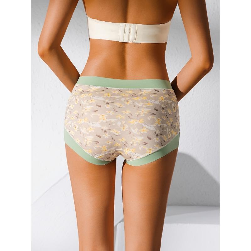 1pc Satin Women'S Underwear, Comfortable and Breathable Without Restriction Women'S Intimate Underwear and Underwear, Seamless Underwear for Women