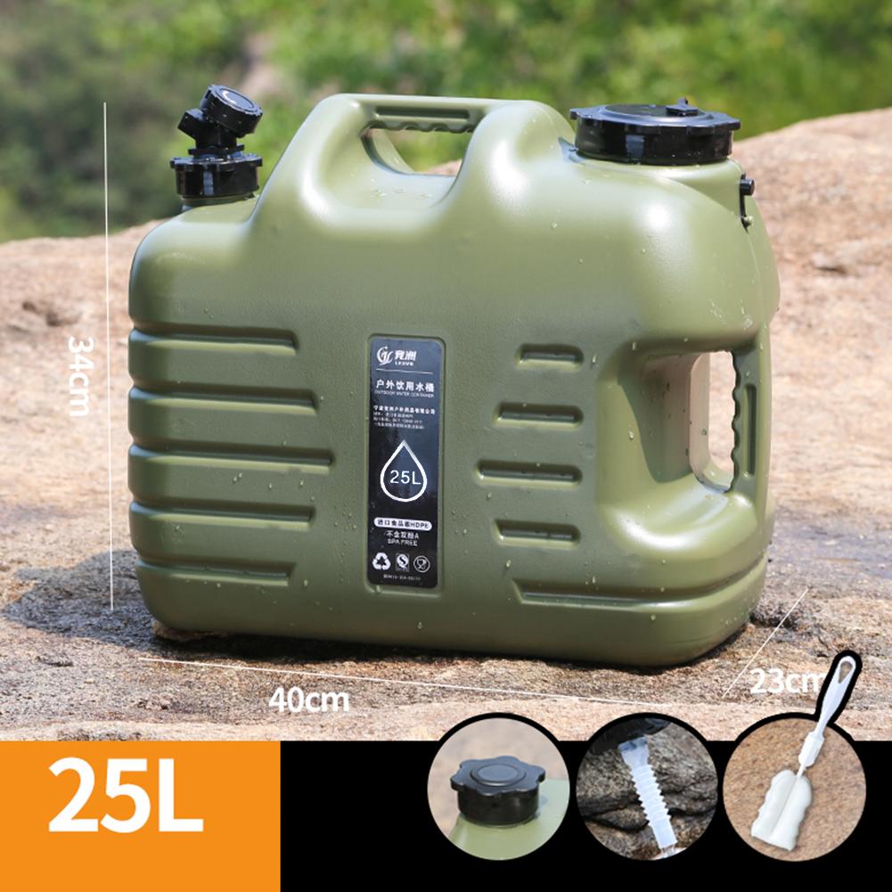 11L/12L/25L Outdoor Camping Water Bin Large Capacity Portable Water Tank with Detachable Faucet No leakage Camping Fishing