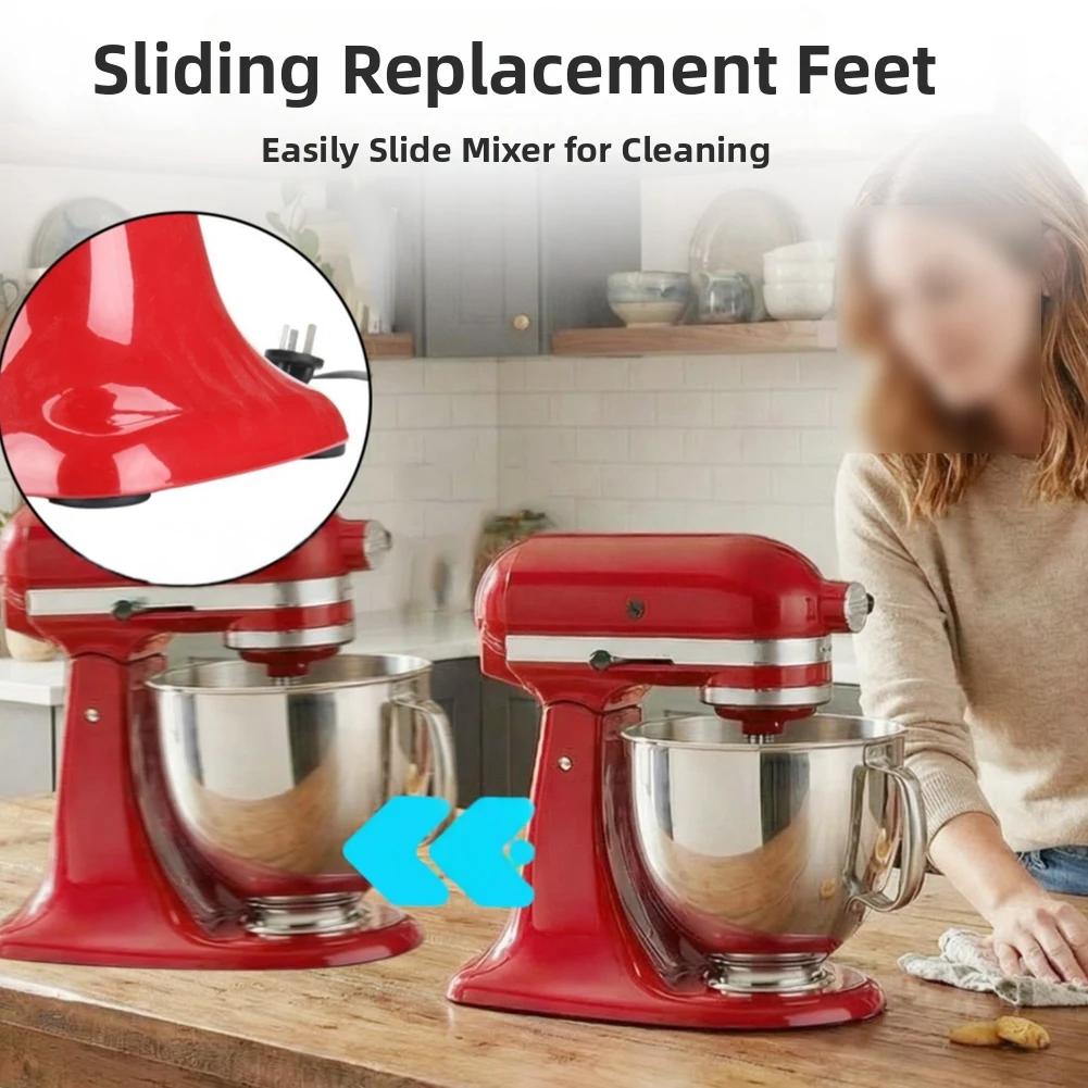 For Mixer Foot Pads For TPU 5pcs Gray 3.3x3.3x1.5 CM Replacement Non Slip For Stability Feet for Stand Mixer Use