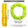 Premium Polyester Flower Necklace With Colorfast Design Festival Party Essential Cultural Roleplay Accessory