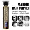 Винтажная Беспроводная Машинка для Стрижки Волос Триммер USB Быстрая Зарядка Портативная Электробритва Парикмахерская Профессиональная Машинка для Стрижки Волос