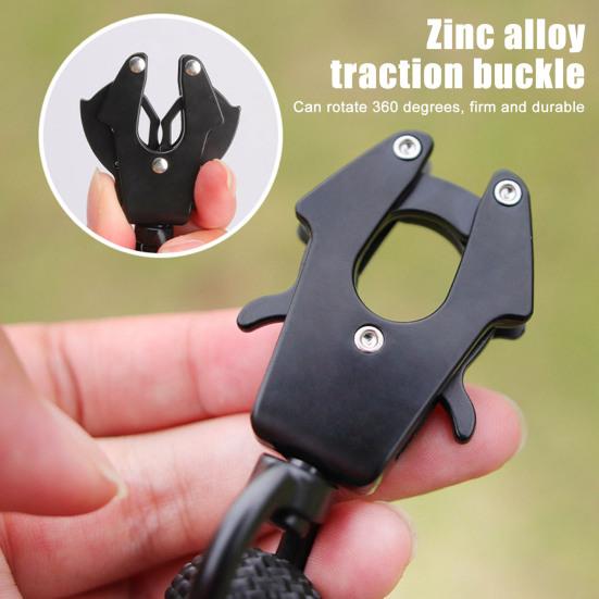 4,7-футовый прочный поводок для собак с двойной ручкой из нейлоновой веревки, поводок для тренировок на открытом воздухе для прогулок для маленьких, средних и больших собак