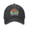 Vintage Th Unisex Style Baseball Caps Th Birthday Distressed Denim Hats Cap Outdoor Adjustable Fit Sun Cap