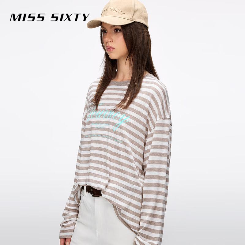 Miss Sixty Женская футболка с длинным рукавом из смесовой шерсти