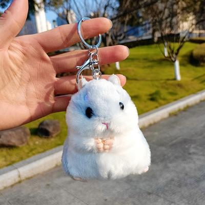Прекрасная игрушка-хомяк, пушистая кукла, подарок для детского сада, раздача, награда для учителя и ученика, для мальчиков и девочек, аксессуары для кошелька и сумки
