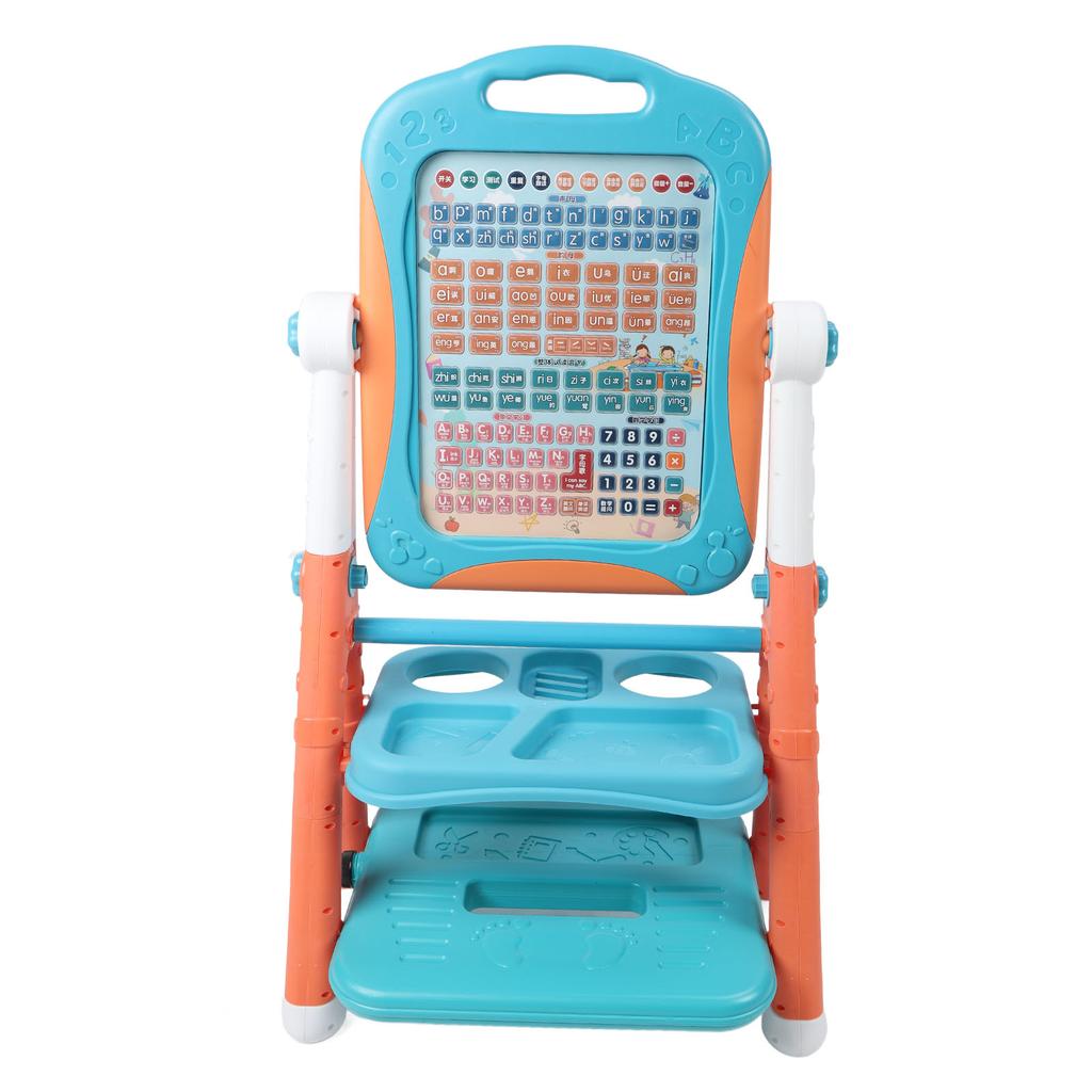 2 In 1 Double Sided Drawing Board Early Education Chinese English Math Double Sided Drawing Easel