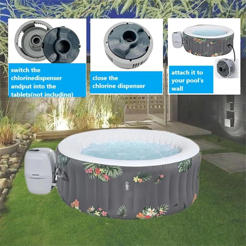 ABS Chemical Dispenser System P03821 Spa Chlorine Dispenser Replacement Dispenser For Lay Z Spa