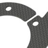 Steering Wheel Horn Button 6 Hole Carbon Fiber Comfortable Touch Sensitive Replacement For MOMO Green