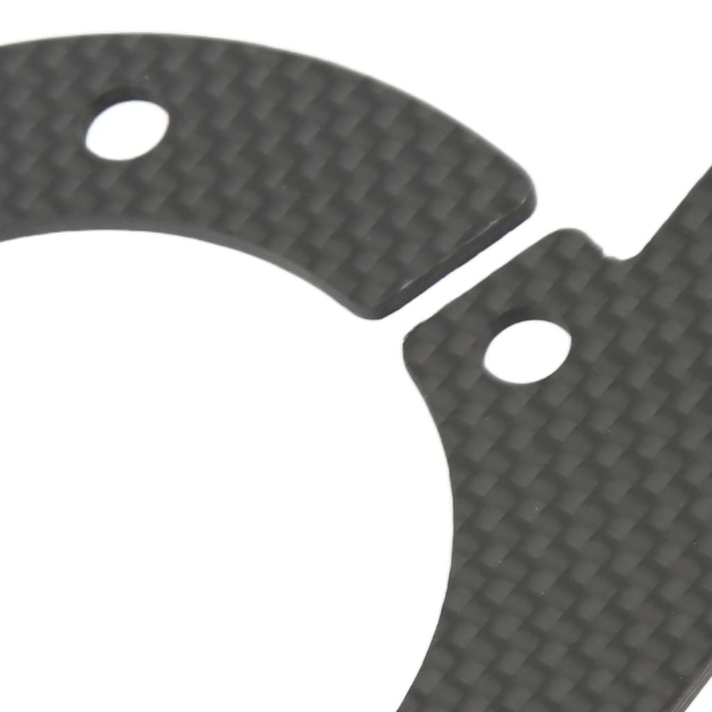 Steering Wheel Horn Button 6 Hole Carbon Fiber Comfortable Touch Sensitive Replacement For MOMO Green