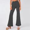 Spring Fashion Corduroy Flared Wide Leg Pants Women's Street Solid Colour Casual Pants