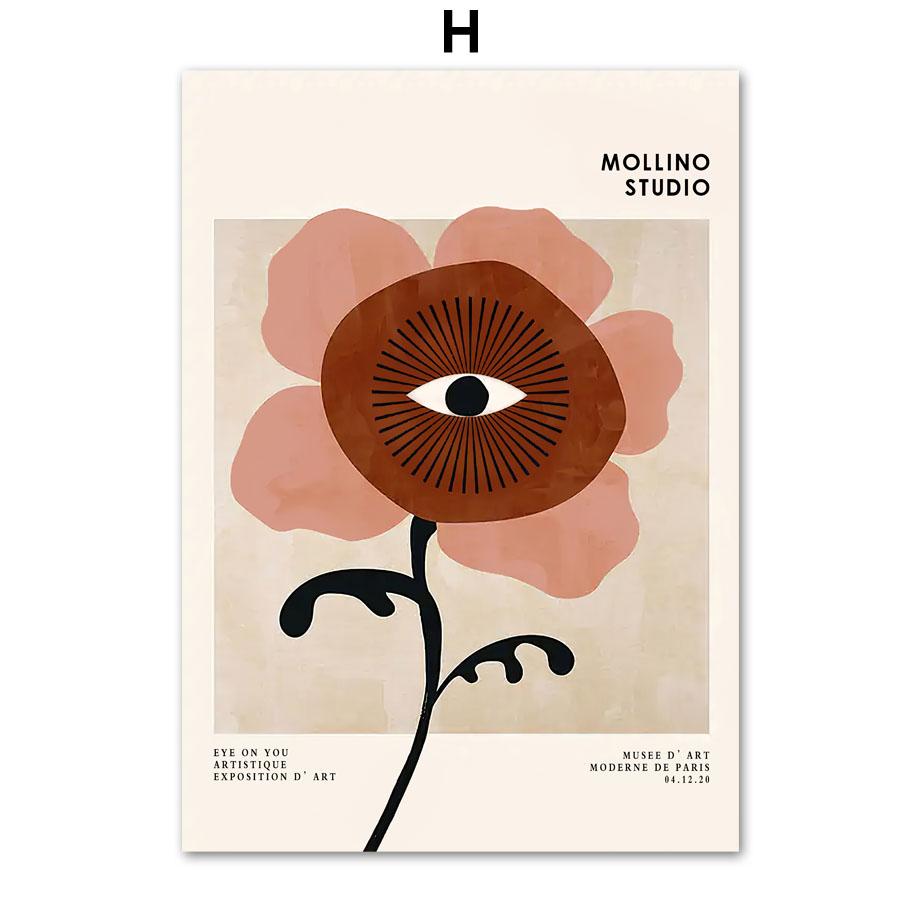 Цветочный фруктовый рынок, абстрактный скандинавский винтажный постер, современные настенные художественные принты, картины на холсте, украшения, фотографии для гостиной