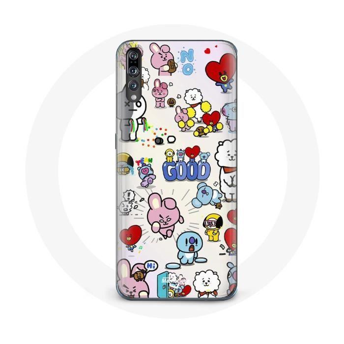 Case for Huawei P20 Pro BTS Bangtan Sonyeondan BT21 Van Tata Chimmy Cooky Rj Koya Mang And Shooky