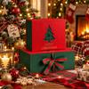 Xmas Tree Christmas Wrapping Box Flip-Top Holiday Wrapping Box Christmas Gifts Box  Christmas