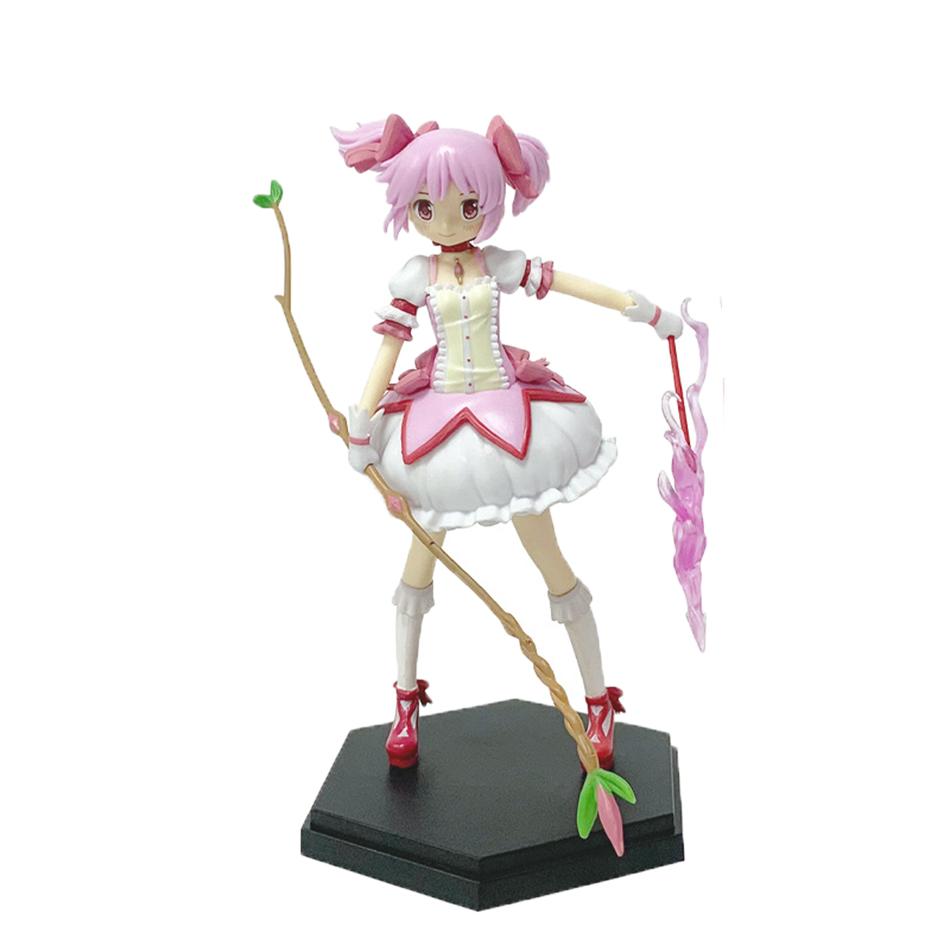 Подарок Puella Magi Madoka Magica Аниме Фигурка Канаме Мадока Волшебница ПВХ Аниме Фигурки Действия Аниме Мультфильм Модель Игрушка Подарки