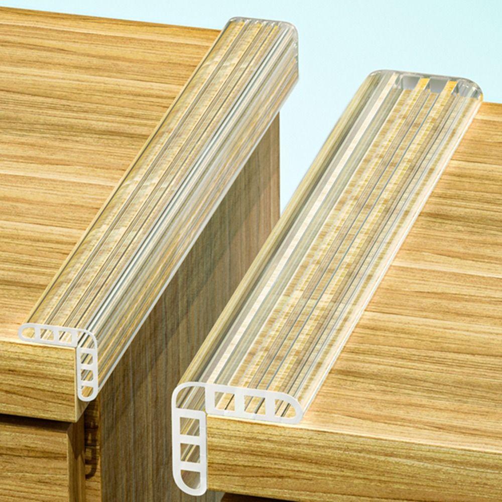 Ударопрочная угловая накладка ПВХ Защита кромки стола Невидимая защита от детей