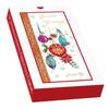 Out of the blue Seasonal Baubles Slim Christmas Card (Pack of 12)