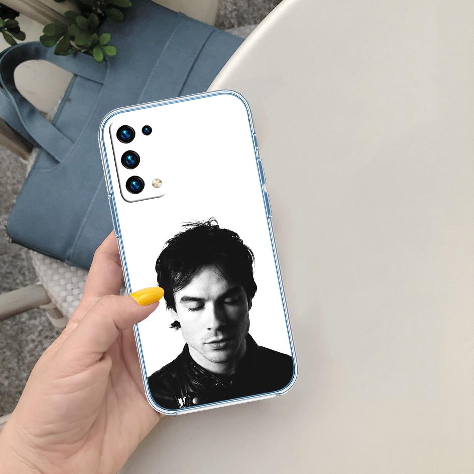 Прозрачный чехол для телефона Дневники вампира Деймон для Motorola Moto G40 G04 G05 One Ace Action Fusion + Plus Hyper Macro Vision Zoom