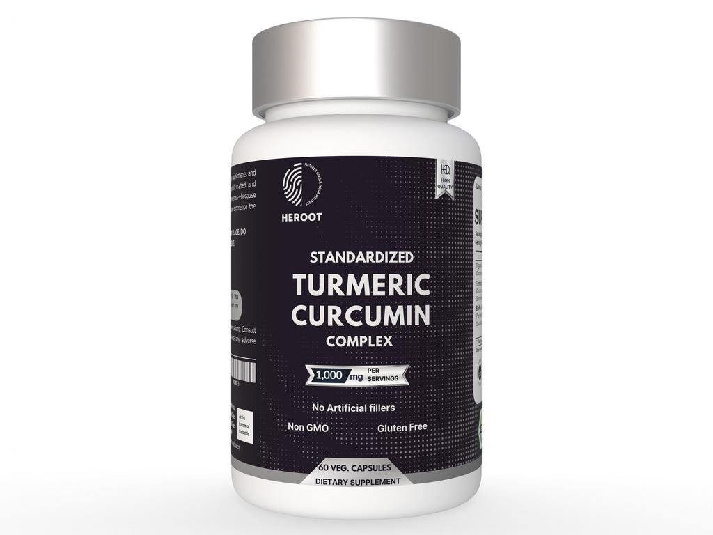 Куркума Куркумин с капсулами BioPerine | 1000 мг | Пищевая добавка