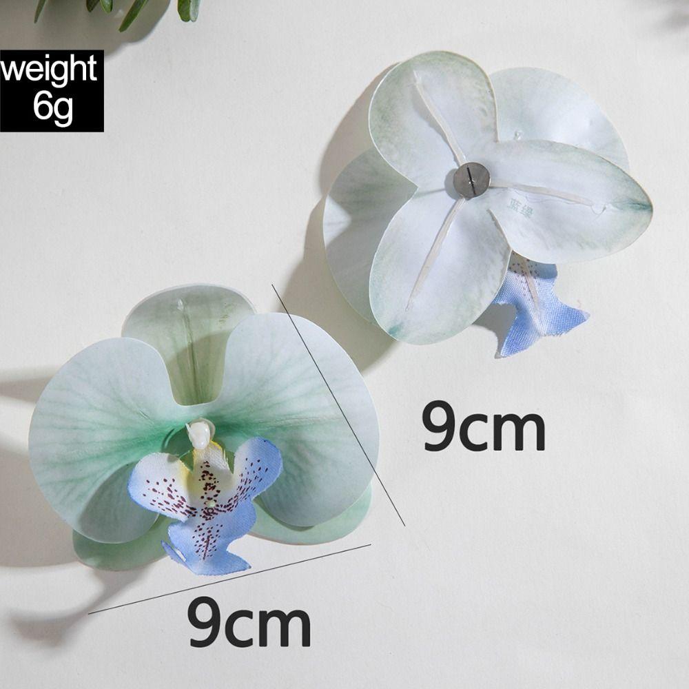 Exaggerated Butterfly Orchid Earrings Korean Style Flower Drop Earrings Flower Earrings  Wedding