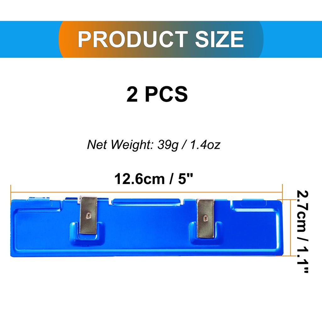 Uxcell Blue Aluminum Heatsink DDR Memory Heat Spreader Shim Cooler Desktop Memory Radiator Heatsink 2pcs