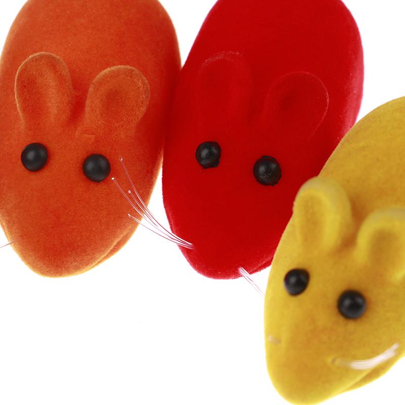 1 шт. маленькая игрушка для кошек-мышек реалистичные звуковые игрушки для домашних животных мыши для кошек игрушки-мышки