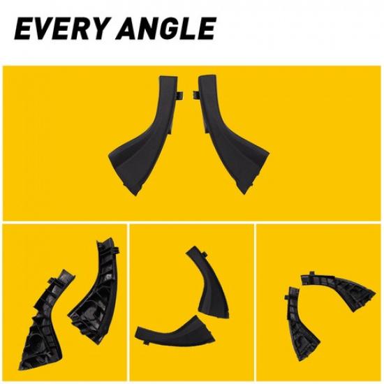 2X Front Windshield Wiper Cowl Extension Trim Black For 2006-2012 Toyota RAV4 US