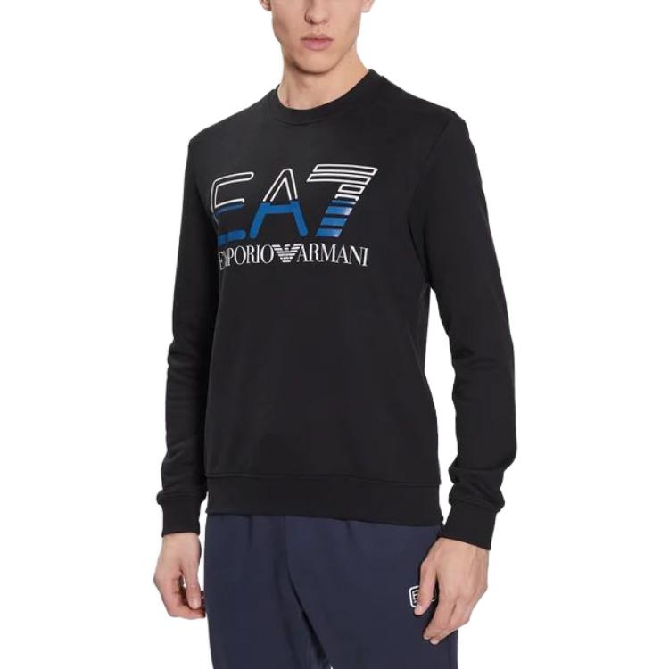 EMPORIO ARMANI EA7 Sweatshirts Men's Crew Neck Moderate 3RPM12-PJLSZ-1200