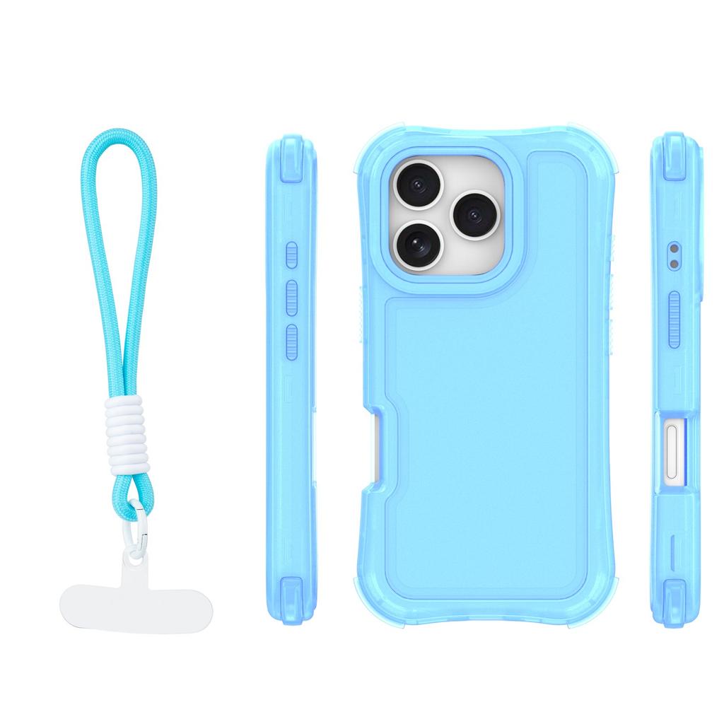 Nakładka Safepop Ze Smyczą Do Iphone 16 Pro Max 6,9" Niebieska