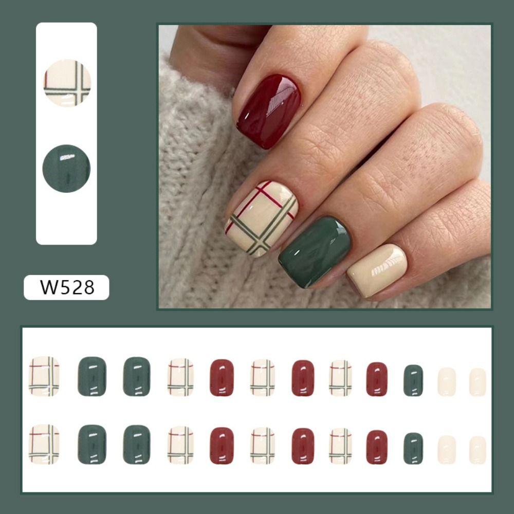 24 шт. съемные полные покрытия DIY длинные французские накладные ногти овальные белые края