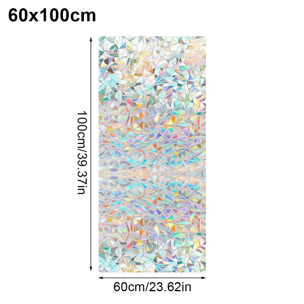 1 рулон 30/40/50/60 см оконной пленки матовые наклейки для конфиденциальности душевые окна радужная декорация