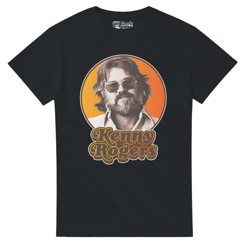 Kenny Rogers T-Shirt: Retro Country Music Portrait (Unisex Sizes)