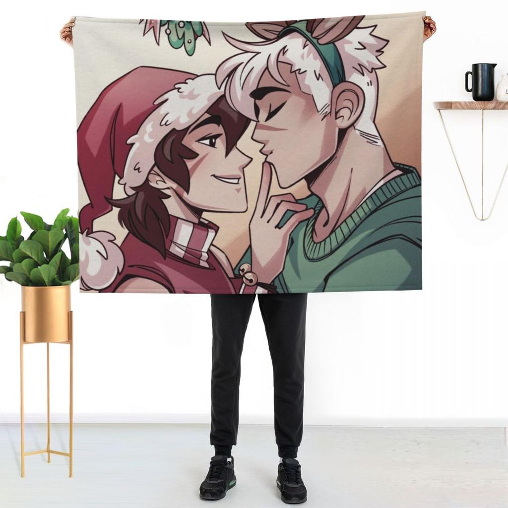 Sheith Mistletoe Throw Blanket Color Fast Cozy Throw Blanket