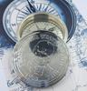 Морской компас ручной работы из латуни и никеля с гравировкой стихотворения — 8,5 см, старинный навигационный инструмент