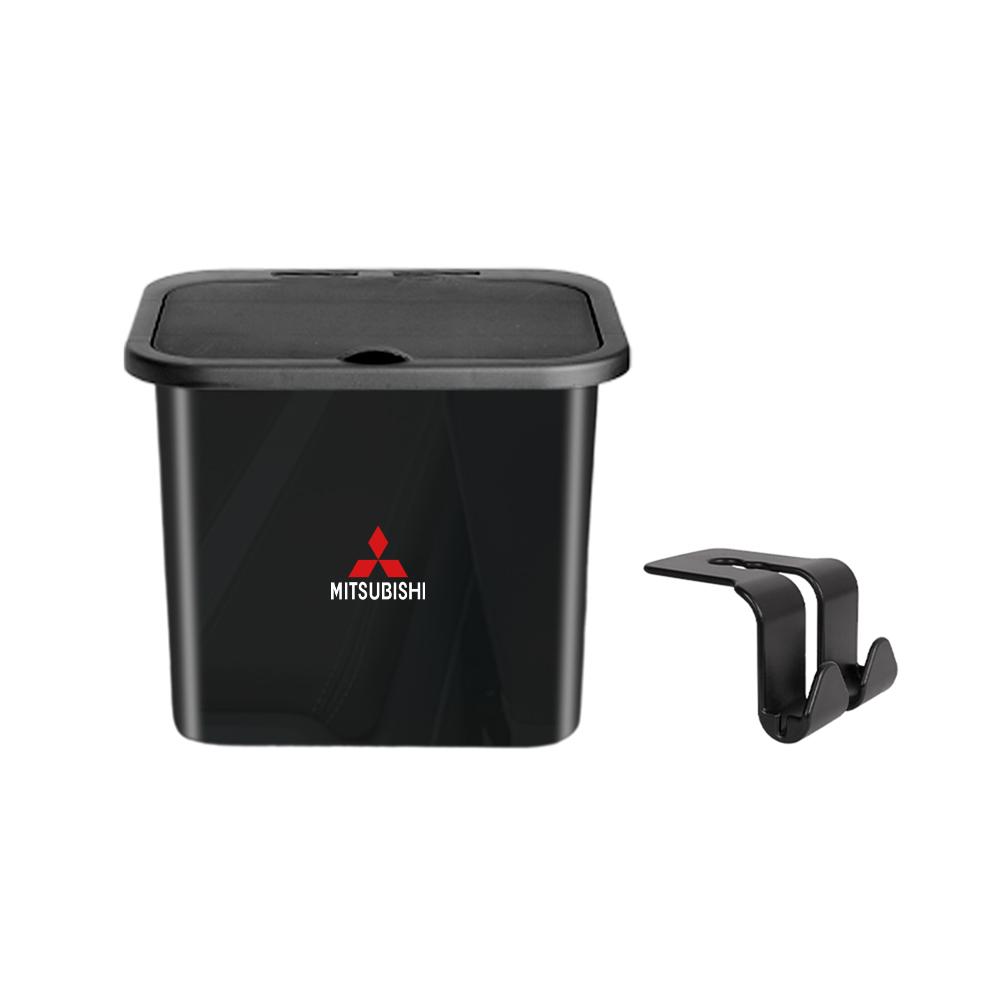nlvc3 Car Trash Can Side Door Drink Holder Seat Back Hanging Trash Storage Bin For Mitsubishi Ralliart Space Star Cross Eclipse Lancer
