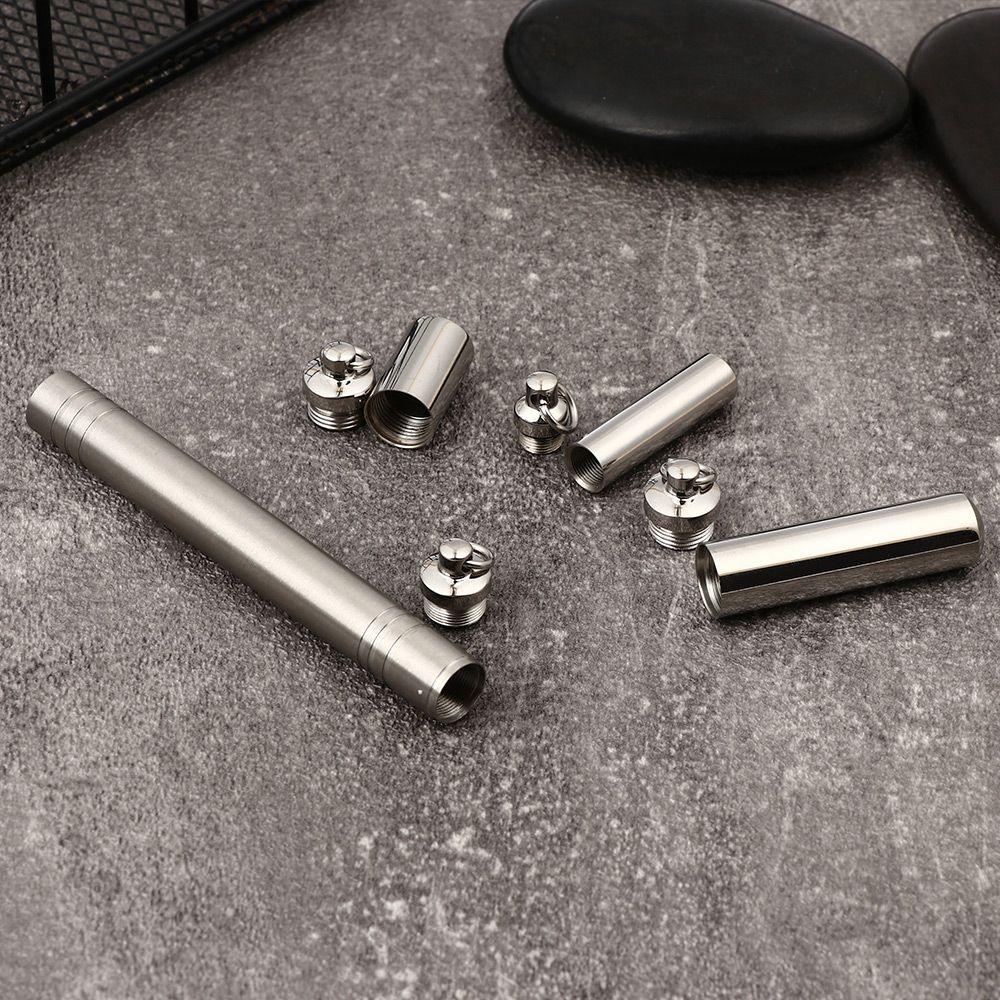 Charm Pill Case Aromatherapy Jewelry Perfume Vial Pendant Wishing Bottle Cylinder Tube Ashes Urn