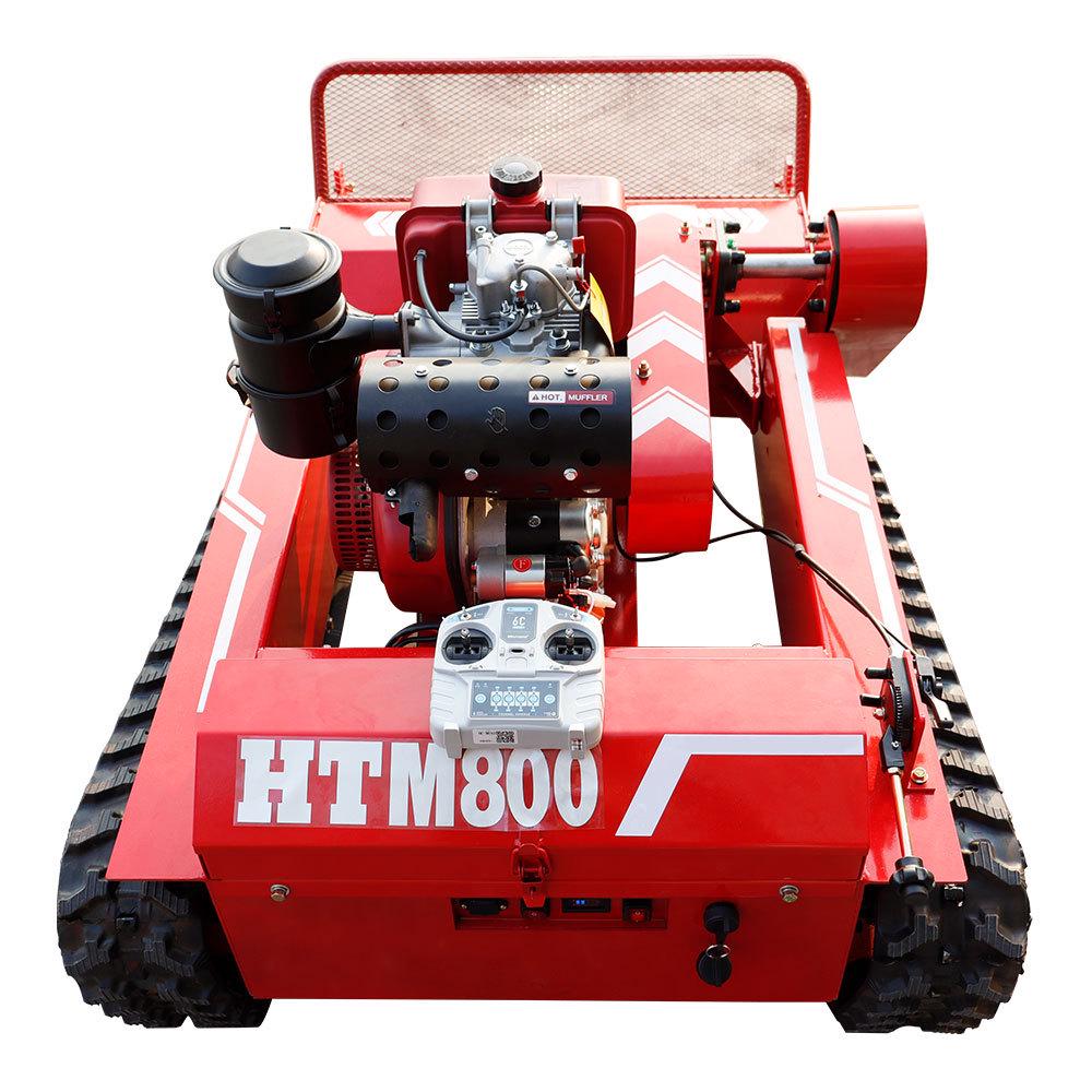 Remote-Controlled Diesel Crawler Lawnmower, Orchard Weeder, Self-Propelled, Export to Singapore