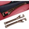 Car Seats Gap Filler Dual-Slot Car Seat Gap Organizer – With Belt Slot, Anti-Drop Gap Filler For Cars & SUVs – No More Lost Items, All Within