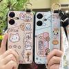 Back Cover Cute Phone Case For Tecno Pova Neo3/LH6N Protective Waterproof Cartoon Silicone Ring Anti-dust Soft Case