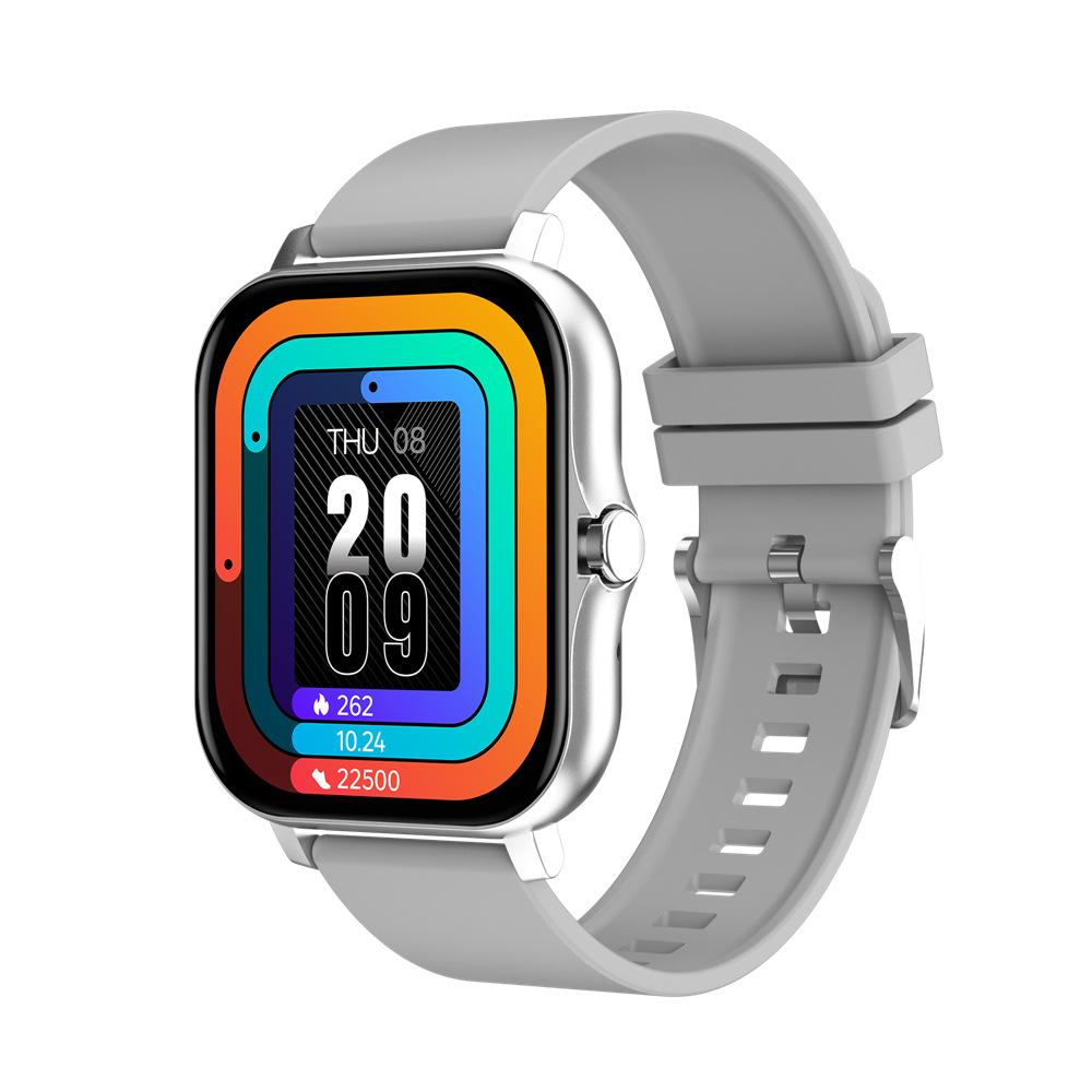 2025 New Smart Watch 1.69" Color Screen Full Touch Fitness Tracker Bluetooth Call Smart Clock Ladies Smartwatch Men Women