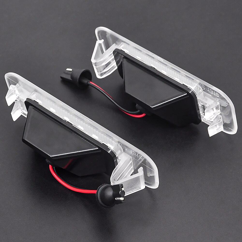 2 шт., задняя часть автомобиля, высокая яркость, белый светодиодный светильник номерного знака, лампа номерного знака для Kia Rio 2005-2011 Rio5 2006-2011