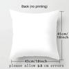 Home Room Decoration Office Chair Living Room Sofa Cushion Cover 45x45cm Peach Skin Pillowcase