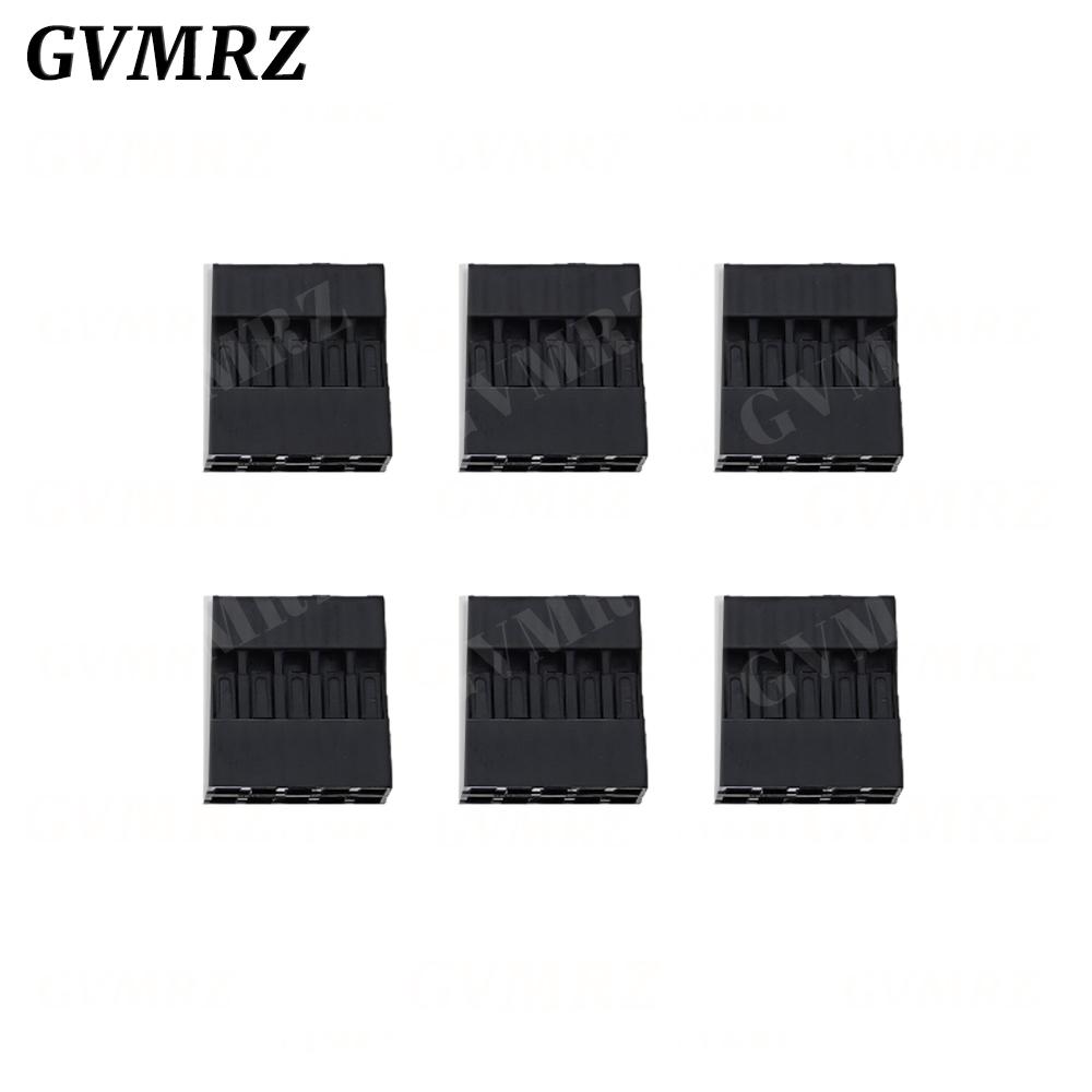100PCS Dupont Plastic Shell Plug 2.54mm Single Row Dupont Connector 1P/2P/3P/4P/5P/6P/7P/8P/9P/10P Housing