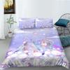 Dream Catcher Duvet Cover Set Colorful Cute Comforter Cover Set 3D Print Boho Style Bed Polyester Quilt Cover King Queen Size