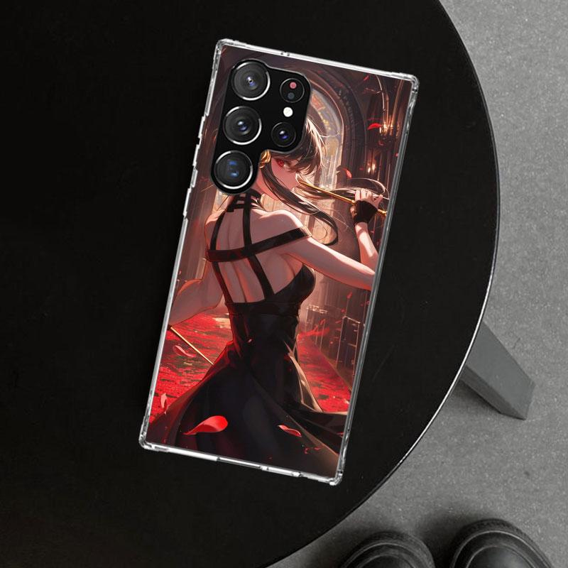 S-Spy Family Yor F-Forger Phone Case Cover for Samsung Galaxy S26 S25 Edge S24 S23 Ultra S22 Plus S21 FE S20 + Art Customized Fu